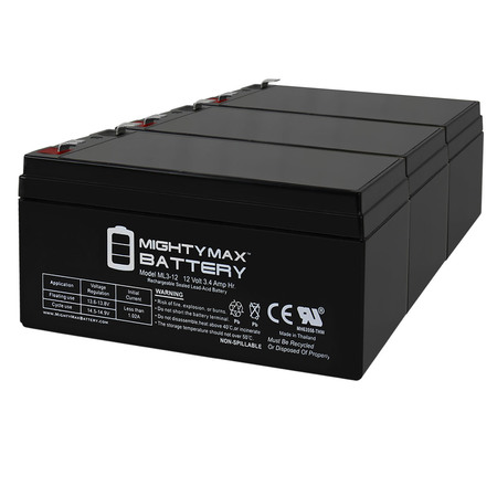 MIGHTY MAX BATTERY ML3-12MP354939393
